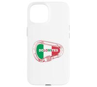 Dolomites Rock Climbing Carabiner Case for iPhone 15
