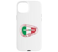 Dolomites Rock Climbing Carabiner Case for iPhone 15 Plus