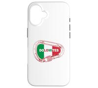 Dolomites Rock Climbing Carabiner Case for iPhone 16