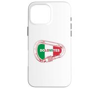 Dolomites Rock Climbing Carabiner Case for iPhone 16 Pro Max