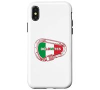 Dolomites Rock Climbing Carabiner Case for iPhone X/XS