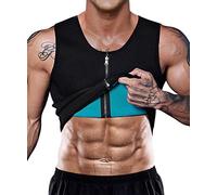 DoLoveY Men Sweat Sauna Vest Waist Trainer Hot Neoprene Corset Weight Loss Shaper Slimming Tank Top Workout Shirt