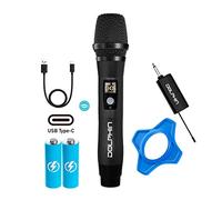 Dolphin 2023 New MCX11 UHF Wireless Microphone - USB-C Rechargeable, 50 Channels, Anti-Interference Technology (Black)