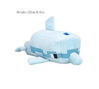 (Dolphin, 22cm/8.6in) Minecraft Plush Toys Minecraft Creeper Enderman Pig Bear Stuffed Pixel Doll Toys