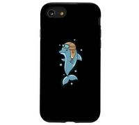 Dolphin as Pilot in the Sea Mammal Case for iPhone SE (2020) / 7/8