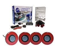 Dolphin Automotive DFM400F Front Parking Sensors With Longer Leads. Flush Fit OEM Style 4 Sensor Audio Alert Kit With Rocker Switch (Grey)