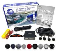 Dolphin Automotive DMS450 Micro Size Reverse Parking Sensors - 4 Rear Sensors, Display & Audio Alerts - Auto Express Award Winning Brand In 9 Colours (Coal Grey)