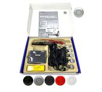 Dolphin Automotive DPS450X Reverse Parking Sensors Audio With LED Display (Silver)