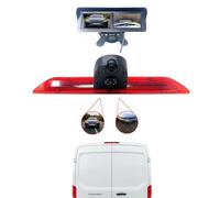 Dolphin Automotive Dual Rear Reversing Camera Fits Ford Transit Van 2014 Onwards (Camera With Dual 4.3" Dash Monitor)