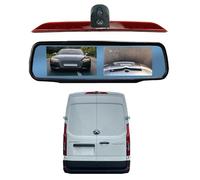 Dolphin Automotive Dual Rear View Reversing Camera Fits Maxus Deliver 9 Van (Camera With 4.3" Dual Mirror Monitor)