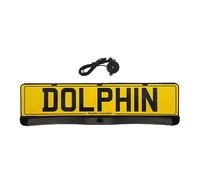 Dolphin Automotive Number Plated Mounted Parking Sensors Kit. 3 Reversing Sensors With Audio Alerts, Easy Fit Car EU/UK Number Plate Numberplate Surround System