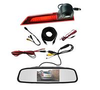 Dolphin Automotive Rear Brake Light Revering Camera fits Ford Transit Custom from May 2016 Onwards, LED Version - With 4.3" Mirror Monitor