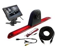 Dolphin Automotive Rear High Level Brake Light Reversing Camera for Mercedes Benz Sprinter 2007 - Onwards & VW Crafter Van 2007-2015 (Camera & 7" Dash Monitor)