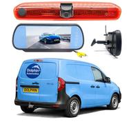 Dolphin Automotive Rear Reversing Camera Fits Renault Kangoo/Nissan Townstar 2020 Onwards & New Mercedes Citan From 2021 (Camera With 7" Mirror Monitor)