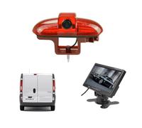Dolphin Automotive Rear View Reversing Camera, OEM Brake Light Replacement for Vauxhall Vivaro 2001-2014 - with 7" Dash Monitor