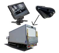 Dolphin Automotive Rearview Van Lorry Parking Reversing Camera Inc Guidelines Shark Fin Design (Camera With 7" Monitor)