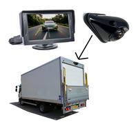 Dolphin Automotive Rearview Van Lorry Parking Reversing Camera Inc Guidelines Shark Fin Design (Camera With 4.3" Monitor)
