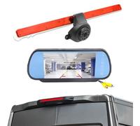 Dolphin Automotive Reversing Camera, Rear Parking Camera For IVECO Daily Van 2024 Onwards (Camera With 7" Universal Mirror Monitor)