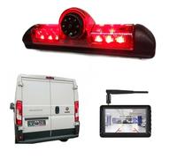 Dolphin Automotive Wireless Brake Light Reversing Camera Fits Peugeot Boxer, Fiat Ducato & Citroen Relay From 2006 Onwards Inc 5" Monitor