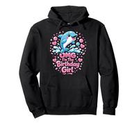 Dolphin Birthday Omg I'm The Birthday Girl Pullover Hoodie