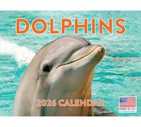 Dolphin Calendar 2026 Monthly Wall Calender 12 Month | American Made In The USA