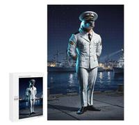 Dolphin Captain at Naval Dockyard Jigsaw Puzzle for Adults And Families, 1000 PCS, A Creative Way to Unwind after A Busy Day, for Quiet Evenings