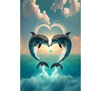 Dolphin Cares Jigsaw Puzzle for Adults, Challenging Jigsaw Puzzle Daring to Try, DIY Family Entertainment Interactive Fun Jigsaw Puzzle Gift, Art Home Decor_1000pcs