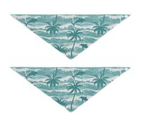 Dolphin cute dog bandanas Adjustable Pet Scarf Cute Pet Accessories for Dogs Cats L