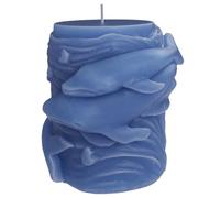Dolphin Cylinder Animal Resin Casting Silicone Mold for Home Decor & Candle Making Wave Spiral Mold