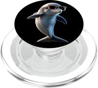 Dolphin Diver Clever Dolphins Ocean Cute Dolphin PopSockets PopGrip for MagSafe