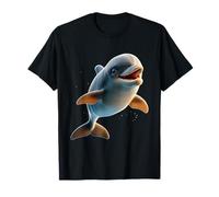 Dolphin Diver Clever Dolphins Ocean Cute Dolphin T-Shirt