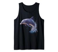 Dolphin Diver Clever Dolphins Ocean Cute Dolphin Tank Top