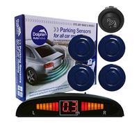 Dolphin DPS450F Front Parking Sensors In 32 Colours 4 Ultrasonic Radar Sensors Kit Audio & Display Alert System Matt & Gloss Black +30 More Colours (Sky Blue)