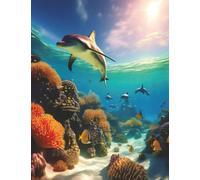 Dolphin Dreams Composition Book: Ocean-Themed Notebook with 120 College Ruled Pages | Sea Life Writing Journal for School or Work | Marine Life Stationary