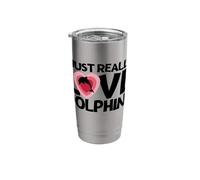 Dolphin I Just Really Love Dolphins Stainless Steel Insulated Tumbler
