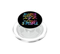 Dolphin I Like Dolphins And Maybe 3 People PopSockets PopGrip for MagSafe