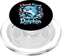 Dolphin I Speak Fluent Dolphin PopSockets PopGrip for MagSafe