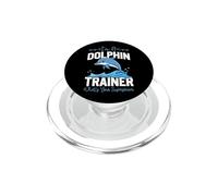 Dolphin I'm A Dolphin Trainer What's Your Superpower PopSockets PopGrip for MagSafe