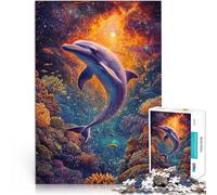 Dolphin in Space2000 Pieces Puzzles for Adults Decompressing Intellectual Educational Toy deal as gifts for the whole family 70x100cm
