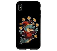 Dolphin Jester Juggling Seashells Case for iPhone XS Max