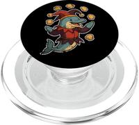 Dolphin Jester Juggling Seashells PopSockets PopGrip for MagSafe
