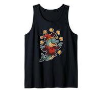 Dolphin Jester Juggling Seashells Tank Top