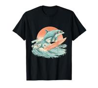 Dolphin Lover Graphic Motif Ocean Sea Dolphin Animal T-Shirt