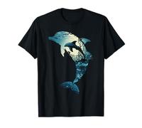 Dolphin Lovers Art Design Beautiful Dolphin T-Shirt