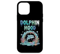 Dolphin Mood Cute Ocean Dolphin Coral Reef Sea Case for iPhone 12 mini