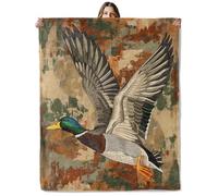 Dolphin Ocean Throw Blanket for Girls Boys Kids Adults, 50x60 in, Cozy Flannel Blanket for Bedroom, Camping, Couch, Room Decor, Fuzzy Warm Soft Gifts Flying Mallard Duck