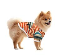 Dolphin Retro Graphics Cute Dog and Cat T-Shirt - Soft and Breathable Pet Apparel for Small to Large Dogs and Cats