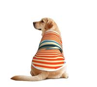 Dolphin Retro Graphics Dog Shirt Vest Dog Clothes- Breathable Cooling for Big Dogs, Sun Protection Comfort Wear for Golden Retriever, Husky, Alaska Outdoor Activities XX-Large