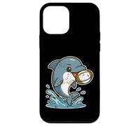 Dolphin Rugby jump Cartoon Case for iPhone 12 mini