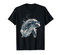 Dolphin Sea Animal Graphic Motif Ocean Dolphin Lover T-Shirt